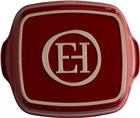 Pirofila quadrata 23,5 cm in ceramica Ultime rossa Grand Cru Emile Henry
