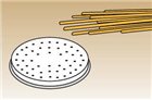 Trafila in bronzo 57 mm spaghetti quadrati da 2 mm macchina per pasta pro 370 W